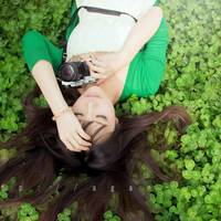 唯美头像小清新:手中花离人泪_WWW.TQQA.COM