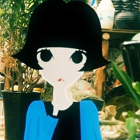 齐刘海卡通短发女生QQ头像_WWW.TQQA.COM