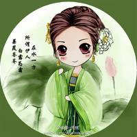 明星qq头像刘诗诗Q版:挺萌挺可爱_WWW.TQQA.COM