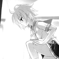 第一次擦肩而过i:卡通黑白QQ头像女生图片_WWW.TQQA.COM