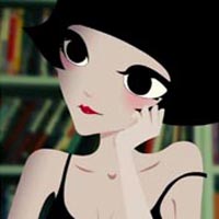齐刘海卡通短发女生QQ头像_WWW.TQQA.COM