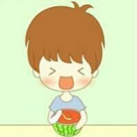 95后夏天吃西瓜情侣头像:小清新:愿意为你改变_WWW.TQQA.COM