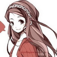 清纯可爱的卡通女生QQ头像控:不爱我就走开_WWW.TQQA.COM