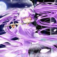 动漫女生头像:紫色_WWW.TQQA.COM