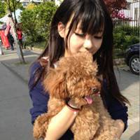 带小狗或抱着小狗的qq女生头像:可爱萌系_WWW.TQQA.COM