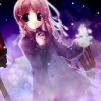 动漫女生头像:紫色_WWW.TQQA.COM
