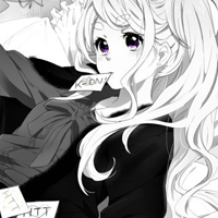 第一次擦肩而过i:卡通黑白QQ头像女生图片_WWW.TQQA.COM