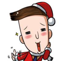 可爱卡通戴帽子QQ头像:圣诞节专属_WWW.TQQA.COM