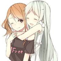 卡通小女孩头像:夜闭上双眼不说话_WWW.TQQA.COM