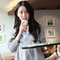 可爱的韩国女生头像:长发及腰的小美女_WWW.TQQA.COM