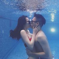拥抱接吻的QQ情侣头像一对:他给她的温暖_WWW.TQQA.COM
