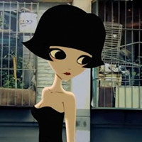 齐刘海卡通短发女生QQ头像_WWW.TQQA.COM