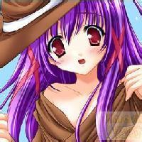 动漫女生头像:紫色_WWW.TQQA.COM