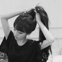 超拽个性霸气黑白女头像_WWW.TQQA.COM