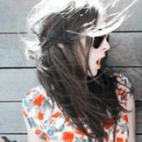 欧美女生头像复古风:爱了你瞎了眼_WWW.TQQA.COM