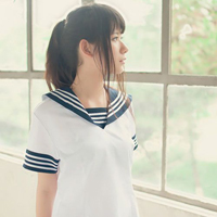 校服女子最美丽:可爱女生穿校服QQ头像_WWW.TQQA.COM