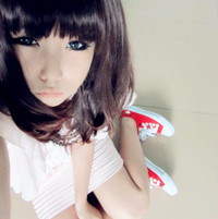 QQ头像女生可爱大眼睛:真情可贵_WWW.TQQA.COM