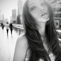 qq女生冷酷黑白头像_WWW.TQQA.COM
