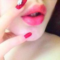 非主流红唇女生头像:你的温柔杀死我_WWW.TQQA.COM