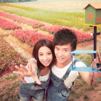 双人情侣头像两人一张:有你就不会感到不安_WWW.TQQA.COM