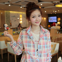 夏季专用头像:穿格子衬衫的小清新女头_WWW.TQQA.COM
