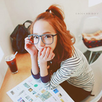 90后韩国网红头像:就算全世界都分手我也在你身_WWW.TQQA.COM