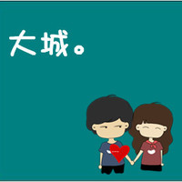2016情侣带字qq头像:卡通人物里的爱情故事_WWW.TQQA.COM