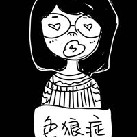 黑白手绘卡通女生头像:90后的各种症你属于哪一_WWW.TQQA.COM