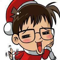 可爱卡通戴帽子QQ头像:圣诞节专属_WWW.TQQA.COM