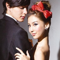 幸福婚礼情侣头像一对/双人_WWW.TQQA.COM