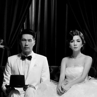 幸福婚礼情侣头像一对/双人_WWW.TQQA.COM