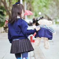 萌宝贝制服mm可爱头像_WWW.TQQA.COM