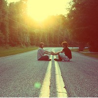 形影不离的幸福情侣QQ头像一对_WWW.TQQA.COM