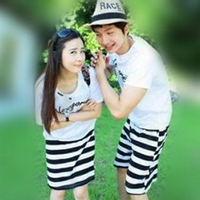 一男一女韩国情侣头像:世界有你不寂寞_WWW.TQQA.COM