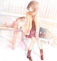 卡哇伊女生卡通头像_WWW.TQQA.COM