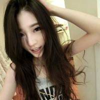 唯美中分长发女生头像:中分菇凉最美_WWW.TQQA.COM