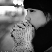 欧美范灰色女生头像:你快乐我就快乐_WWW.TQQA.COM