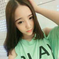 唯美中分长发女生头像:中分菇凉最美_WWW.TQQA.COM