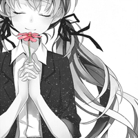 第一次擦肩而过i:卡通黑白QQ头像女生图片_WWW.TQQA.COM