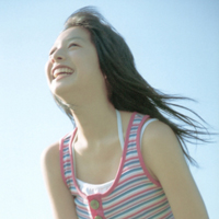 微笑只为你存在的幸福唯美头像_WWW.TQQA.COM
