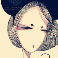 时尚另类唯美卡通女生头像_WWW.TQQA.COM