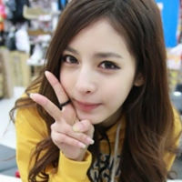 幸福会让我遗忘一切:可爱剪刀手带字女生头像_WWW.TQQA.COM