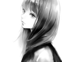 动漫头像女生伤感黑白_WWW.TQQA.COM