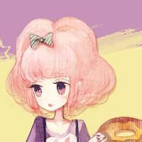 qq动漫头像女生:蓝发_WWW.TQQA.COM