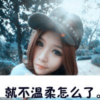 就不温柔怎么了:百变的超拽带字女生头像_WWW.TQQA.COM