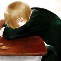 金色头发qq头像男生卡通帅气带字:自作多情_WWW.TQQA.COM