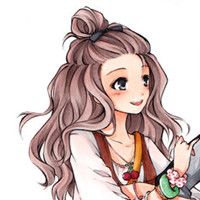 清纯可爱的卡通女生QQ头像控:不爱我就走开_WWW.TQQA.COM
