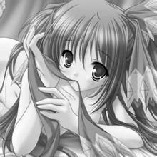 动漫头像女生伤感黑白_WWW.TQQA.COM