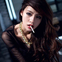 抽烟的女生头像:非主流你跟不上的潮流_WWW.TQQA.COM