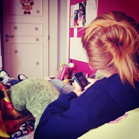 小清新美女非主流头像:命中注定我爱你_WWW.TQQA.COM